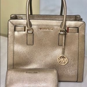 Michael Kors purse and wallet